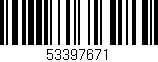 Código de barras (EAN, GTIN, SKU, ISBN): '53397671'