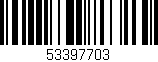 Código de barras (EAN, GTIN, SKU, ISBN): '53397703'