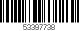 Código de barras (EAN, GTIN, SKU, ISBN): '53397738'