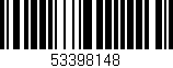 Código de barras (EAN, GTIN, SKU, ISBN): '53398148'