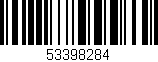 Código de barras (EAN, GTIN, SKU, ISBN): '53398284'