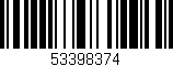 Código de barras (EAN, GTIN, SKU, ISBN): '53398374'