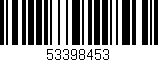 Código de barras (EAN, GTIN, SKU, ISBN): '53398453'