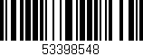 Código de barras (EAN, GTIN, SKU, ISBN): '53398548'