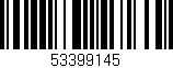 Código de barras (EAN, GTIN, SKU, ISBN): '53399145'