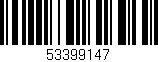 Código de barras (EAN, GTIN, SKU, ISBN): '53399147'