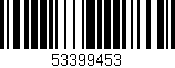Código de barras (EAN, GTIN, SKU, ISBN): '53399453'