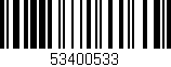 Código de barras (EAN, GTIN, SKU, ISBN): '53400533'
