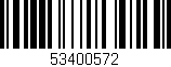 Código de barras (EAN, GTIN, SKU, ISBN): '53400572'
