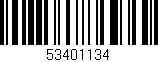 Código de barras (EAN, GTIN, SKU, ISBN): '53401134'