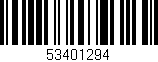 Código de barras (EAN, GTIN, SKU, ISBN): '53401294'