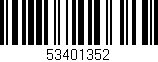 Código de barras (EAN, GTIN, SKU, ISBN): '53401352'