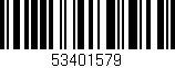 Código de barras (EAN, GTIN, SKU, ISBN): '53401579'