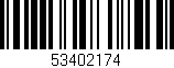 Código de barras (EAN, GTIN, SKU, ISBN): '53402174'