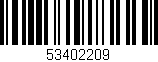 Código de barras (EAN, GTIN, SKU, ISBN): '53402209'