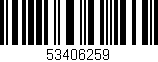 Código de barras (EAN, GTIN, SKU, ISBN): '53406259'