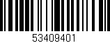 Código de barras (EAN, GTIN, SKU, ISBN): '53409401'