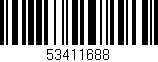 Código de barras (EAN, GTIN, SKU, ISBN): '53411688'