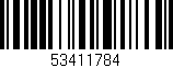 Código de barras (EAN, GTIN, SKU, ISBN): '53411784'