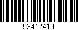 Código de barras (EAN, GTIN, SKU, ISBN): '53412419'