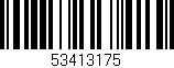 Código de barras (EAN, GTIN, SKU, ISBN): '53413175'