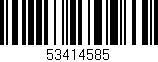 Código de barras (EAN, GTIN, SKU, ISBN): '53414585'