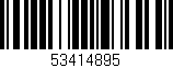 Código de barras (EAN, GTIN, SKU, ISBN): '53414895'