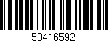Código de barras (EAN, GTIN, SKU, ISBN): '53416592'