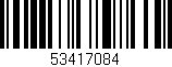 Código de barras (EAN, GTIN, SKU, ISBN): '53417084'