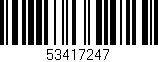 Código de barras (EAN, GTIN, SKU, ISBN): '53417247'