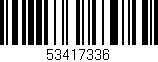 Código de barras (EAN, GTIN, SKU, ISBN): '53417336'