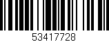 Código de barras (EAN, GTIN, SKU, ISBN): '53417728'