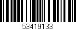 Código de barras (EAN, GTIN, SKU, ISBN): '53419133'