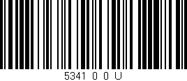 Código de barras (EAN, GTIN, SKU, ISBN): '5341_0_0_U'