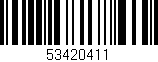 Código de barras (EAN, GTIN, SKU, ISBN): '53420411'