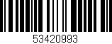 Código de barras (EAN, GTIN, SKU, ISBN): '53420993'