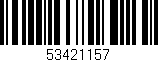 Código de barras (EAN, GTIN, SKU, ISBN): '53421157'