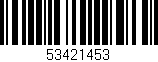 Código de barras (EAN, GTIN, SKU, ISBN): '53421453'