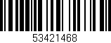 Código de barras (EAN, GTIN, SKU, ISBN): '53421468'