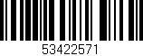 Código de barras (EAN, GTIN, SKU, ISBN): '53422571'