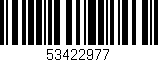 Código de barras (EAN, GTIN, SKU, ISBN): '53422977'