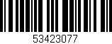Código de barras (EAN, GTIN, SKU, ISBN): '53423077'
