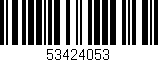 Código de barras (EAN, GTIN, SKU, ISBN): '53424053'