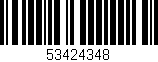 Código de barras (EAN, GTIN, SKU, ISBN): '53424348'