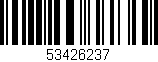 Código de barras (EAN, GTIN, SKU, ISBN): '53426237'