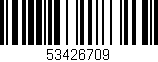Código de barras (EAN, GTIN, SKU, ISBN): '53426709'