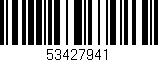 Código de barras (EAN, GTIN, SKU, ISBN): '53427941'