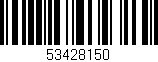 Código de barras (EAN, GTIN, SKU, ISBN): '53428150'