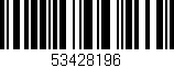 Código de barras (EAN, GTIN, SKU, ISBN): '53428196'