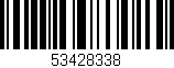 Código de barras (EAN, GTIN, SKU, ISBN): '53428338'